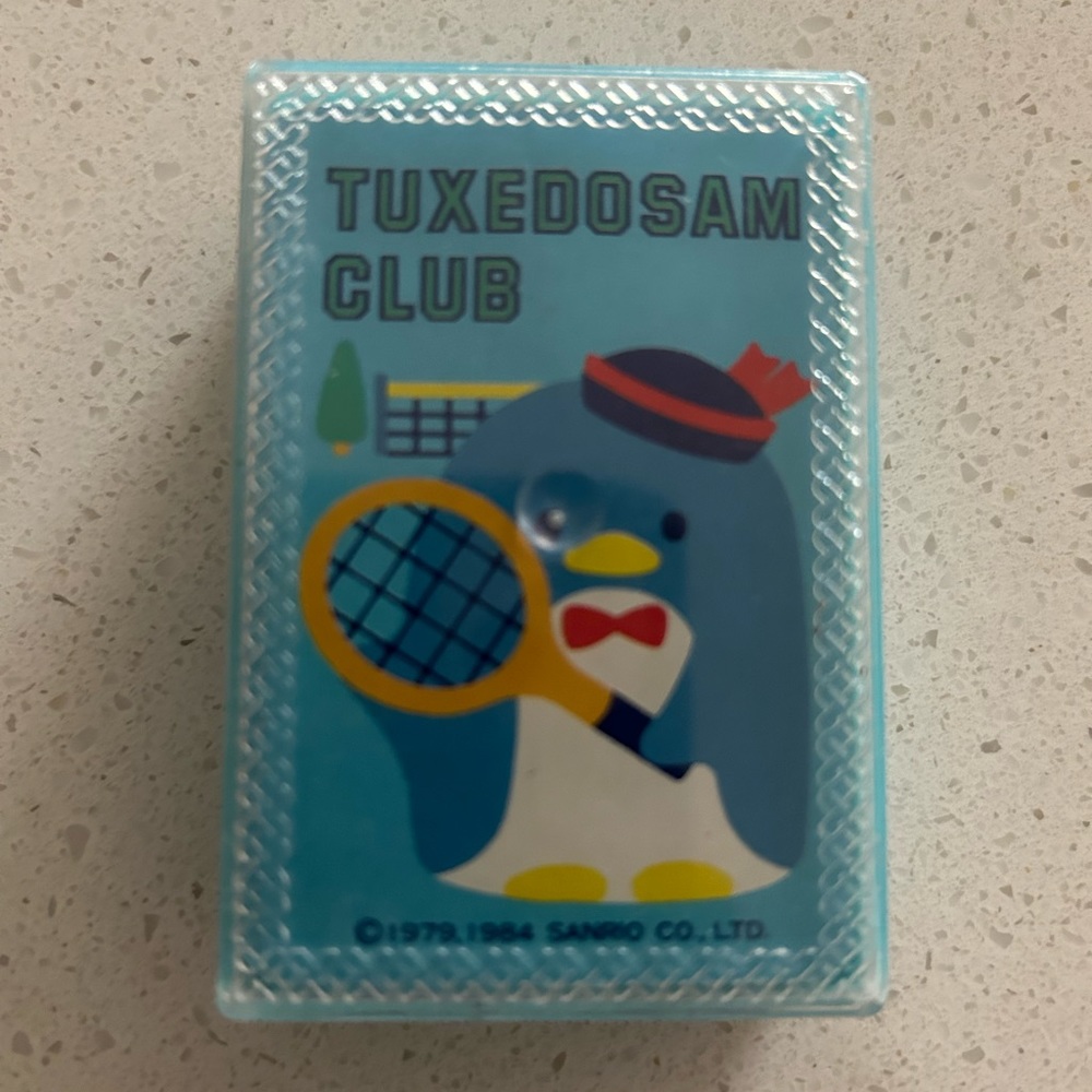 Tuxedo Sam Vintage mini playing cards.